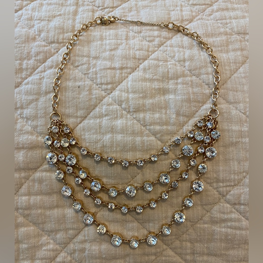 J crew 4 strand statement necklace.